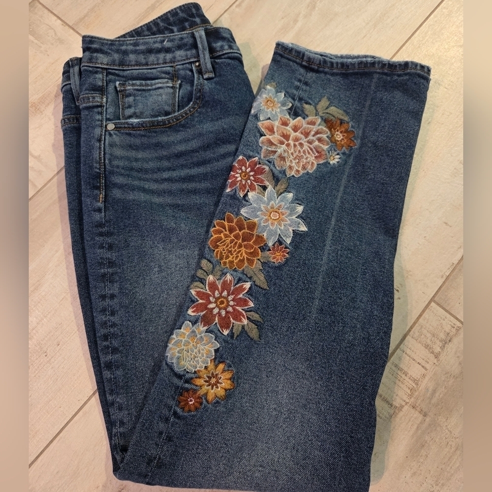 DRIFTWOOD STELLA DESERT BLOOM EMBROIDERED JEANS